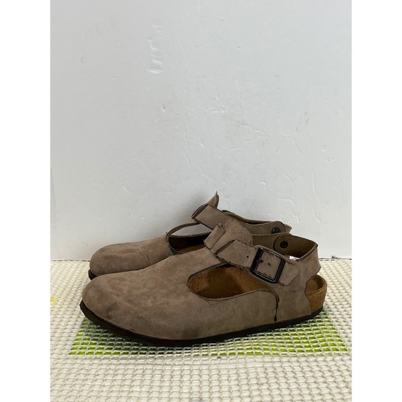 Birkenstock Shoes - Birkenstock Suede Bonn Clogs Shoes Size 40 L9 M7 Fair Condition Stain, Glued